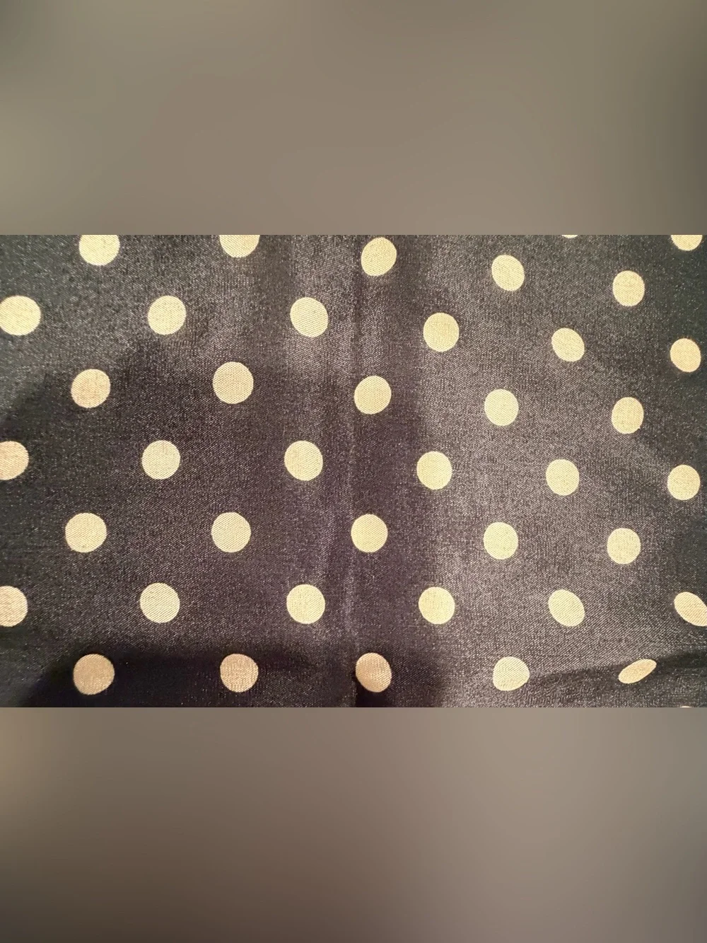 VINTAGE: ECHO | ladies polka dot silk scarf